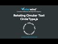 Rotating Circular Text on Scroll with CircleType.js