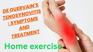 ঘরে বসে DE QUERVAIN'S TENOSYNOVITIS চিকিৎসা করুন।