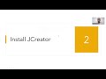 Setup JCreator
