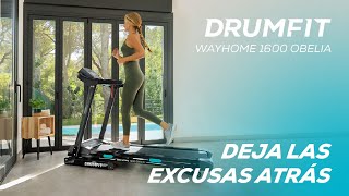 Cinta de correr plegable DrumFit WayHome 1600 Obelia