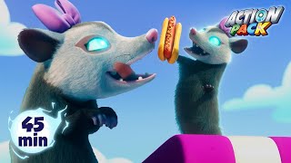 Cute but Sneaky! 🐭 | The Action Pack vs. Awesome Possum | Action Pack | Cartoon Adventures for Kids