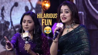 Anchor Suma Hilarious Fun With Trisha | Vikram | Karthi | #PS2 | PS 2 Pre Release Event