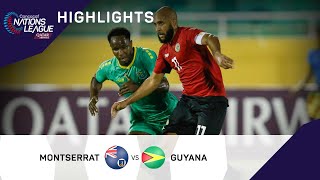 Concacaf Nations League 2022 Highlights | Montserrat vs Guyana
