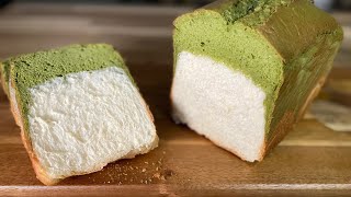 抹茶蛋糕吐司 Matcha cake bread 吐司里的小清新