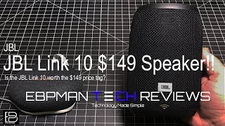 JBL Link 10 Google Assistant Smart Speaker Review! Does it deliver rich sound?