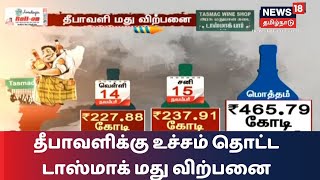 தீபாவளிக்கு உச்சம் தொட்ட டாஸ்மாக் மது விற்பனை - எவ்வளவு தெரியுமா? | Deepavali | TASMAC | Diwali 2020