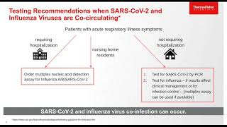 The importance of simultaneously detecting and differentiating SARS-CoV-2 and influenza during flu..