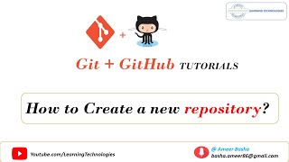 Git Tutorial for Beginners #4 || How to create Repository Using GitHub and using GitBash Commands