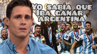 Reacción de Edu Aguirre tras ganar el mundial Argentina, primeras palabras en el chiringuito