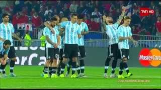 Chile 0 (4) - 0 (1) Argentina | Final copa América 2015 | Penales |  Luis Omar Tapia / Pedro Carcuro
