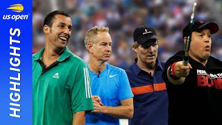 Adam Sandler / John McEnroe vs Kevin James / Jim Courier "Full Match" | US Open 2012