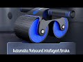 AB Wheel Roller with Automatic Rebound Assistance and Resistance Springs Perfect Home Gym