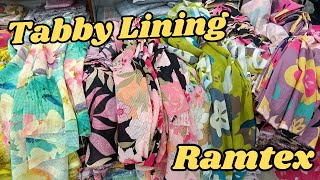 RAmtex \u0026 Tabby Lining के  सबसे बढ़िया डिज़ाइन | Best Price | Cia Collection