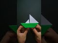 DIY how to make origami paper sailboat | Let's make origami sailboat