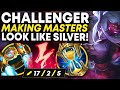 How a Challenger Katarina main DESTROYS Masters! 17 Kills!! | Katawina | League of Legends