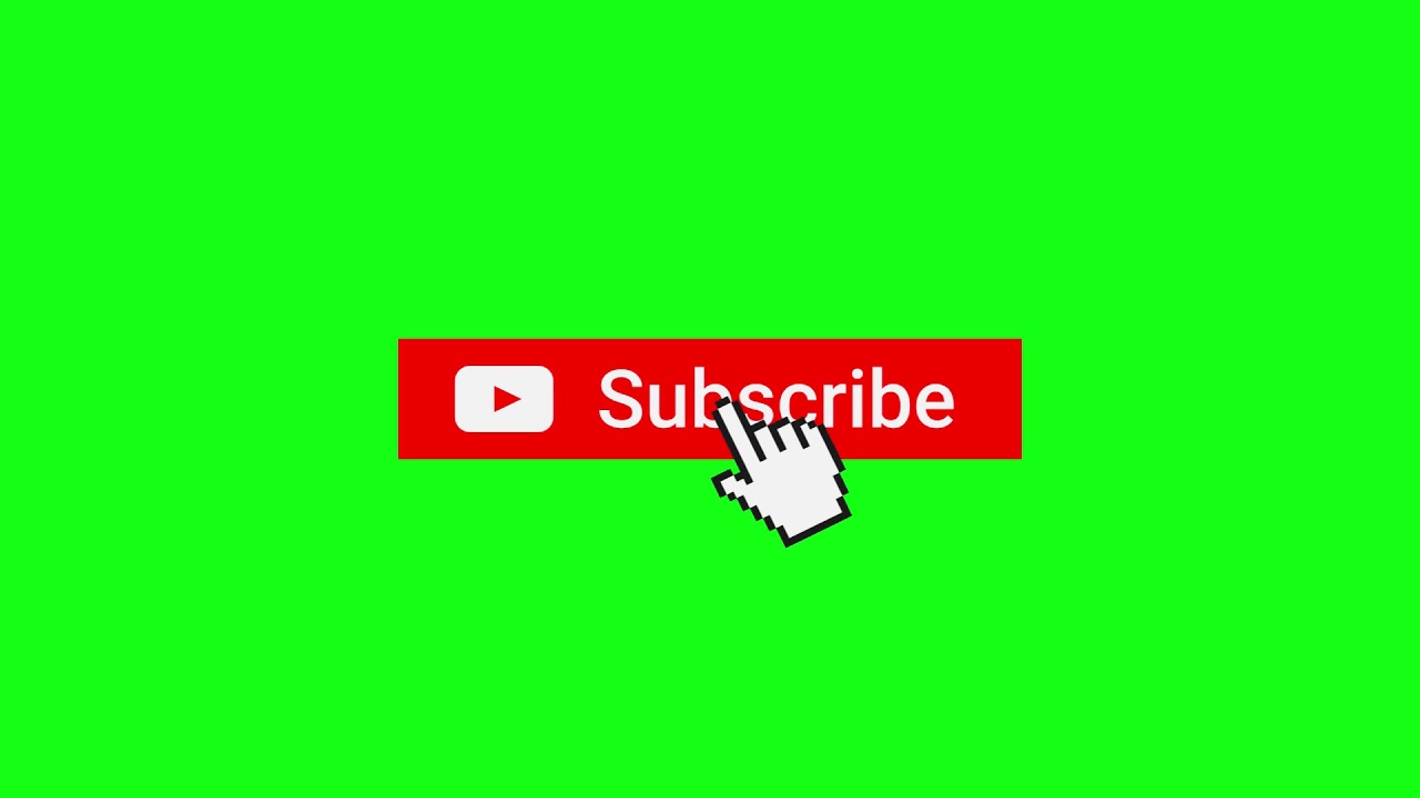 Animated Youtube Subscribe Button Green Screen Pack Free Download Digposa