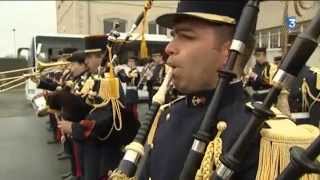 Dans les rangs de l'orchestre militaire de la 9ème Bima à Poitiers