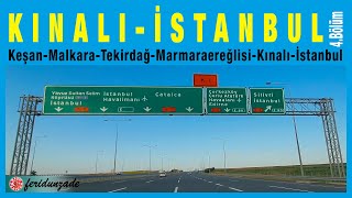 Marmaraereğlisi Kınalı İstanbul yolu | Kınalı İstanbul Mahmutbey Gişeler | Otobandan |