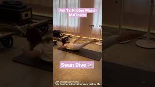 Day 13 Swan 🦢 Dive. #pilates  #pilateslovers #swan