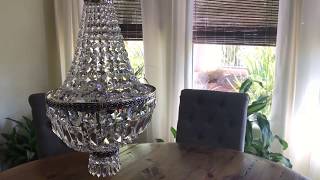 ShopWildThings Real Crystal Chandeliers, K9 Crystals