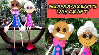 Easy Grandparents Day Craft | Easy Grandma and Grandpa Cartoon Craft | Grandma Craft | Grandpa Craft
