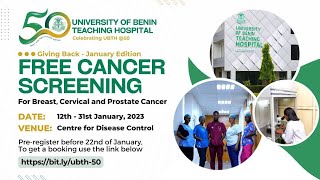 Free Cancer Screening #givingbacktothecommunity #ubth@50