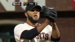 ARI@SF: Petit fans nine in a complete-game win