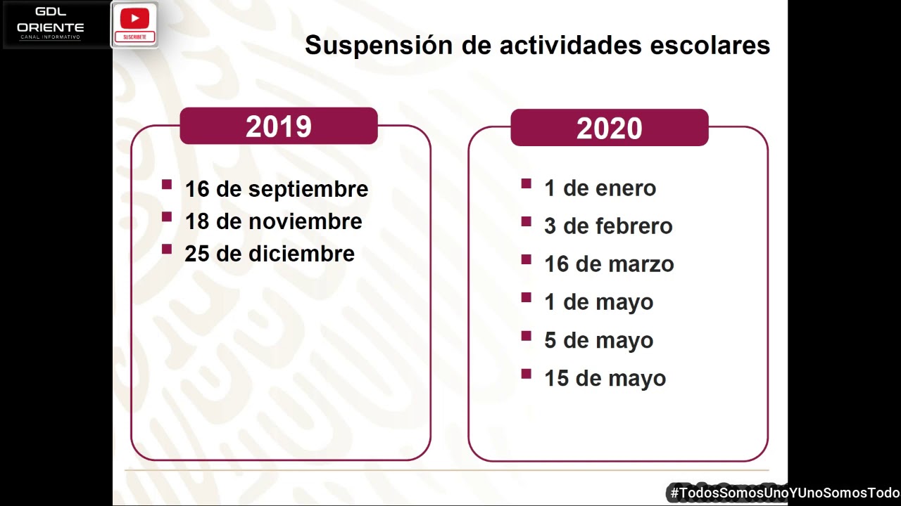 Rigel Ku Gdl Oriente 16 Calendario Escolar Y Jornada Escolar 2019