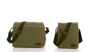 ZUO LUN DUO กระเป๋าสะพายข้างทรงเมสเซนเจอร์ Expandable Messenger Shoulder Bag รุ่น 8646-1