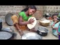 little girl making makki ki roti makki ki roti banan village little girl making makki ki roti