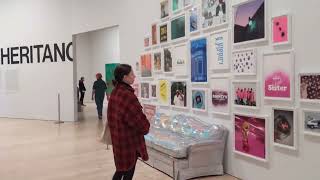 2024 Visiting Whitney Museum of American Art NY参观纽约惠特尼美国艺术博物馆-2/哈德遜河畔小岛公园旁美丽现代建筑大楼/屋顶花园上望格林威治和西村美丽风光