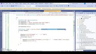 ADO.NET command object ExecuteReader method Program