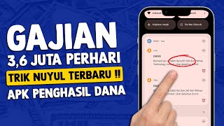 APLIKASI  PENGHASIL DANA 2025 TERBUKTI MEMBAYAR - CARA MENGHASILKAN UANG DARI INTERNET