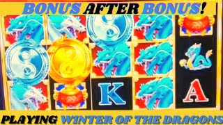 Bonus after Bonus playing WINTER of the DRAGONS woke me up!