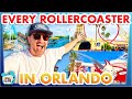 I Survived Riding ALL 25 Rollercoasters in Orlando -- The Best ISN'T At Disney World or Universal