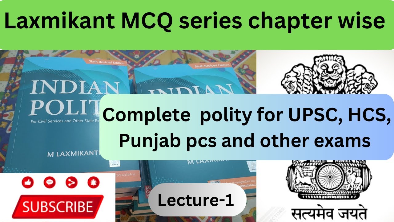 Complete Laxmikant MCQ Series || Lecture- 1 - YouTube