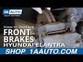 How to Replace Front Brakes 98-06 Hyundai Elantra