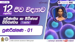 පරිණාමය හා ජීවීන්ගේ විවිධත්වය 1 - (පුනරීක්ෂණ 1)-12 ශ්‍රේණිය (ජීව විද්‍යාව)