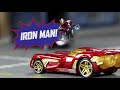 homem aranha e homem de ferro trabalham juntos hot wheels português