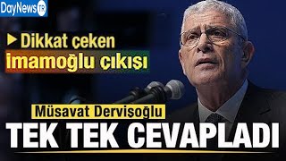 Müsavat Dervişoğlu'dan Ekrem İmamoğlu'nun Adaylığı Hakkında Şok Açıklama #müsavatdervişoğlu