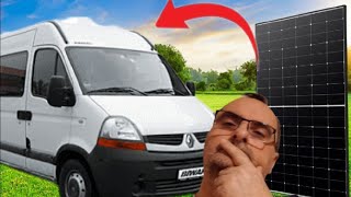 🔴 Comment poser un gros panneau Solaire de 405W sur Fourgon Aménagé.