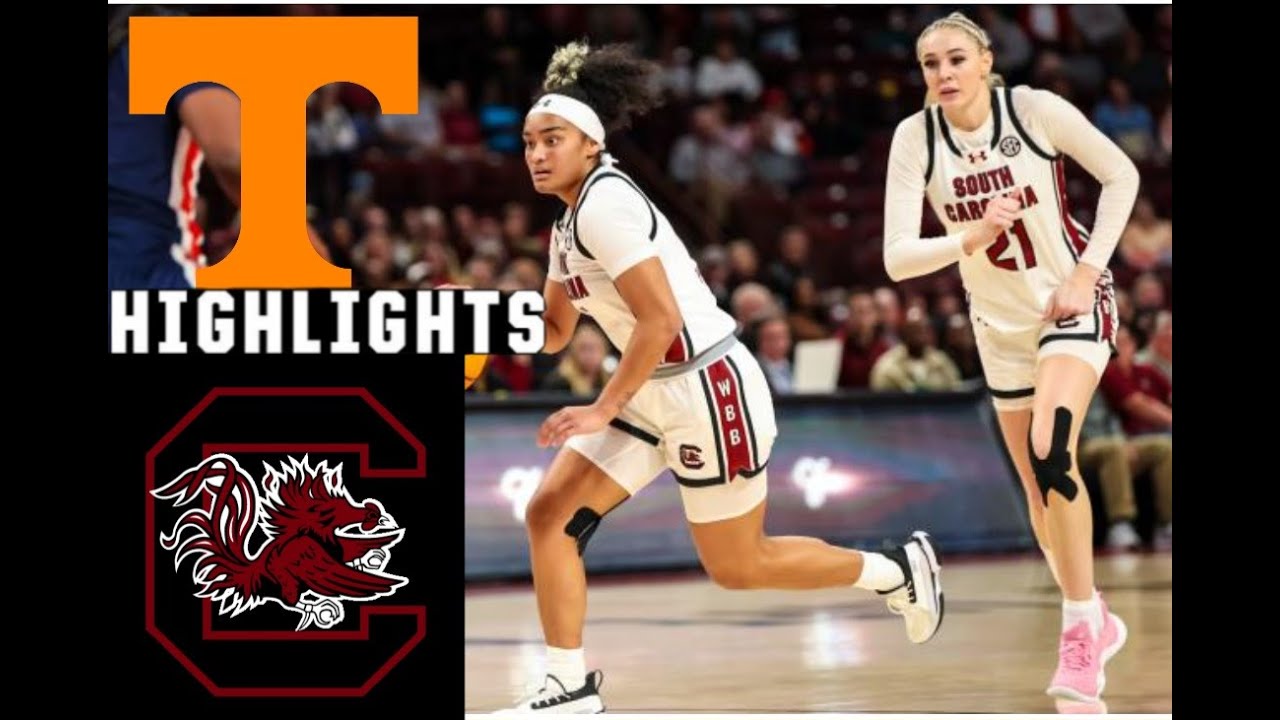 #1 South Carolina VS Tennessee AMAZING COMEBACK! Highlights| Women's ...