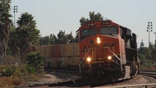 Railfanning Norwalk/Santa Fe Springs & Glendale Ft: BNSF, Amtrak, Metrolink, & More!