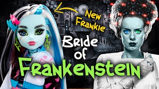I MADE AN ELECTRIC DOLL! / New Gen3 Frankie Stein Monster High Doll Repaint / Bride of Frankenstein