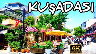 KUŞADASI CITY CENTER WALK | 20 May 2023 | 4k UHD 60fps