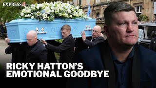 Thousands mourn boxing legend Ricky Hatton at emotional Manchester funeral procession
