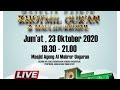 Majlis Khotmil Qur'an LIVE dari Masjid Agung Al Mabrur Ungaran Kab. Semarang  |  23 Oktober 2020