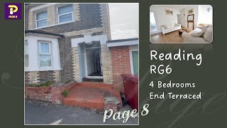 英國租屋| Reading RG6 | 4 Double Bedrooms| £1,600 | End Terrace