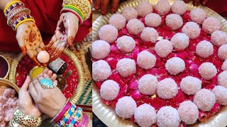 Coconut , rose gulkand stuffed ladoo #foodzeee