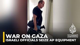 Israeli officials seize AP equipment, citing alleged media law violation